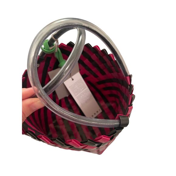 Marni Market, Taha Bag, Black and Burgundy, NWT - Picture 5 of 6